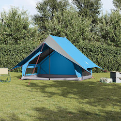 vidaXL Summer Camping Tent Blue for 5 People 31...