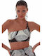 Chic Escape Bikini One Shoulder Black