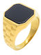 Puppis Herren Ring aus Stahl