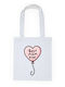 Canvas Bag White Long Handles 100% Cotton 140gsm Best Mom Ever Dp2350