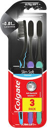 Colgate Zahnbürste Weich Random Colors 3Stück