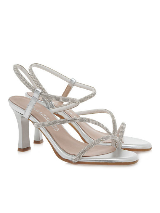 Ragazza Sandalen mit Strass Silber