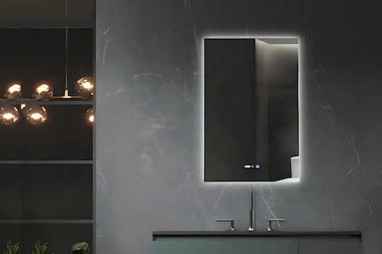 ACP ACP-LED01 Καθρέπτης Led Touch 80x50cm White