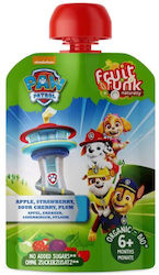 FruitFunk Püree mit Geschmack Apfel, Erdbeere, Sauerkirsche & Pflaume für 6+ Monate 90gr