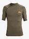 Quiksilver Everyday Men's Short Sleeve Sun Protection Shirt Green