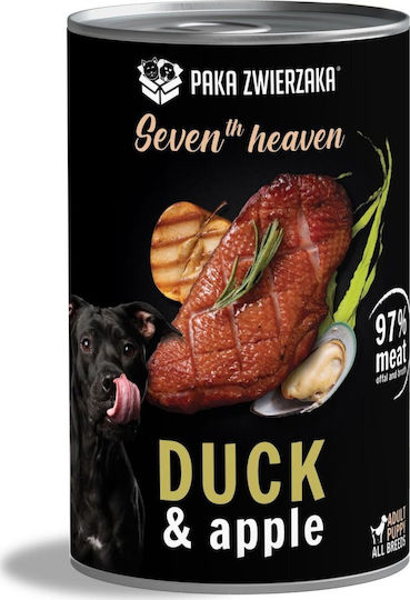 Paka Zwierzaka Wet Food Dogs in Cans with Duck, Meat and Salmon 400gr