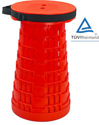 Powertech Powertech Folding Stool Red Powertech Powertech Folding Stool Red