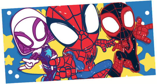 Jay Spiderman Strandtuch 70x140 Baumwolle Kinder Mehrfarbig
