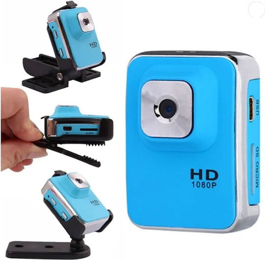 A3S Action-Kamera Full HD (1080p) mit Bildschirm Blau