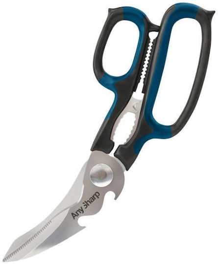 Foarfecă multifuncțională Anysharp 23 cm oțel negru albastru