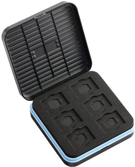 Orico Pscd 6 Protective Case with Compartments for 12 SD Cards and 12 MicroSD Cards