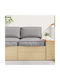 vidaXL Waterproof Bench Cushion for Palette Gray 80x80cm