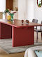 Table Dining Room Wooden Red 230x100x75cm
