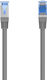 HAMA F/UTP Кат.6 (Gigabit) Мрежов Кабел Ethernet 15м Сив