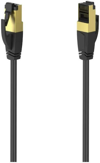 HAMA Flaches S/FTP Netzwerkkabel Ethernet 0,5m Schwarz