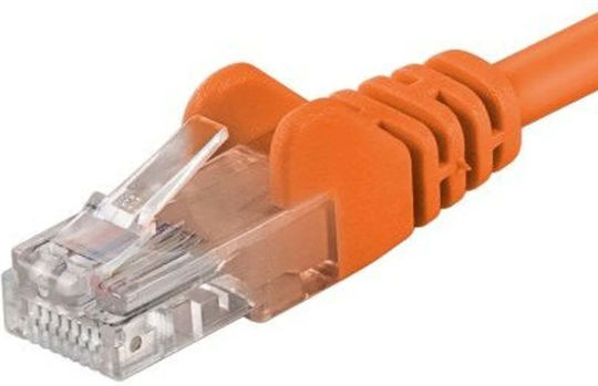 PremiumCord U/UTP Кат.6 (Gigabit) Мрежов Кабел Ethernet 5м Оранжев