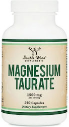 Double Wood Magnesium Taurate 500mg 210 κάψουλες Double Wood Magnesium Taurate 500mg 210 κάψουλες