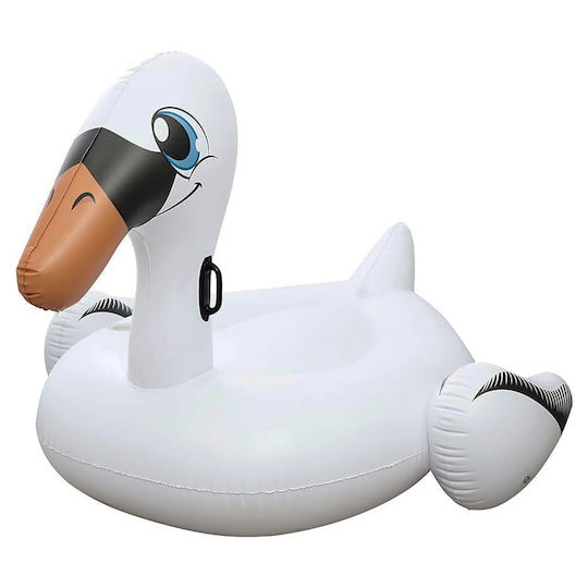 Inflatable Swan-Shaped Pool Float Adults Kids
