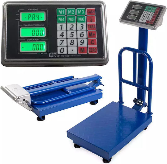 Kevard Electronic Platform Scale with Weighing Capacity of 300kg and Division 100gr