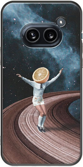 Скачайки портокали в главата ми Калъф за телефон Nothing Phone 2a 5g Черен TPU Черен силикон