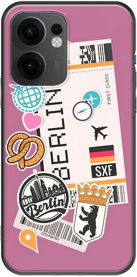 Ticket To Berlin Oppo Reno 13 F 5G Black TPU Black Silicone