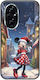 Xmas Cartoons Minnie Honor 200 5g Black TPU Black Silicone