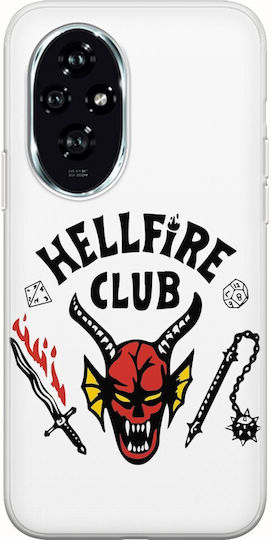 Stranger Things Hellfire Club Honor 200 5g Flexible Tpu Διάφανη Σιλικόνη