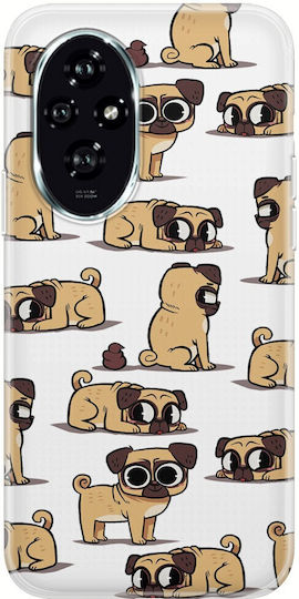 Cute Pugs Honor 200 5g Clear Tpu Διάφανη Σιλικόνη