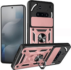 Techsuit Shield Задна корица Силикон Розово зла...