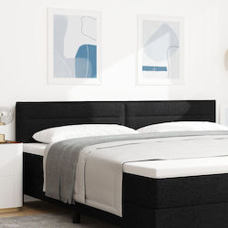 vidaXL Κεφαλάρι Υφασμάτινο Μαύρο 200x128cm