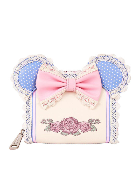 Loungefly Παιδικό Πορτοφόλι με Φερμουάρ Disney Minnie Floral Lace Ears Zip Around