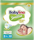 Babylino Tape Diapers Sensitive Cotton Soft No. 2 for 3-6kg 64pcs