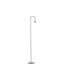 HomeMarkt Kramer Floor Lamp H169xW24cm. with Socket for Bulb E27 Black
