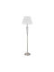 Relaxdays Vintage Lampa de podea Î157cm. cu Soclu pentru Bec E27 Alb