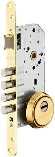 Eingelassener Sicherheitszylinderschloss 50 x 85 Defender Gold Thirard 00094595