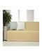 Cotone Dreisitzer-Sofa Wurf Castelo 170x300cm Yellow