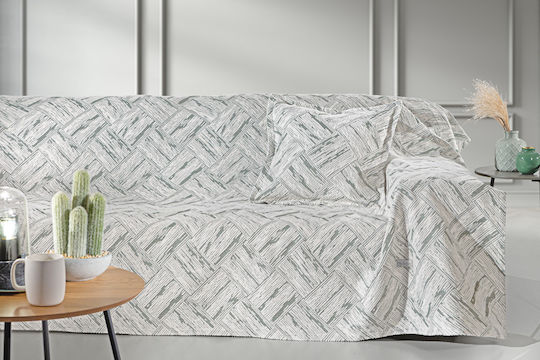 Guy Laroche Ριχτάρι Πολυθρόνας Chenille 180x145εκ. Verde