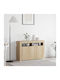 Bufet Dulap Sonoma Engineered Wood Brown 116x30x75cm