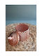 Φοντανιέρα Glas mit Deckel 8.5x14cm Roségold