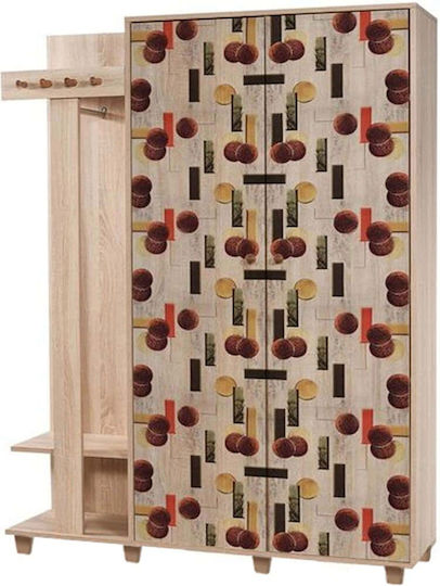 Garmanto Entry Furniture with Shoe Rack Multi 135x36x192cm