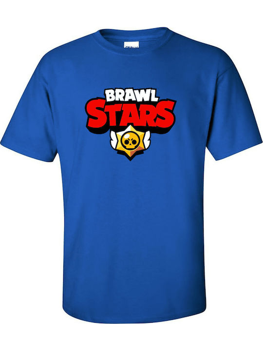 Gildan Kinder-T-Shirt Blaues Roulette