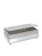 Iliadis Metallic Jewellery Box with Mirror Silver 21x13x7cm