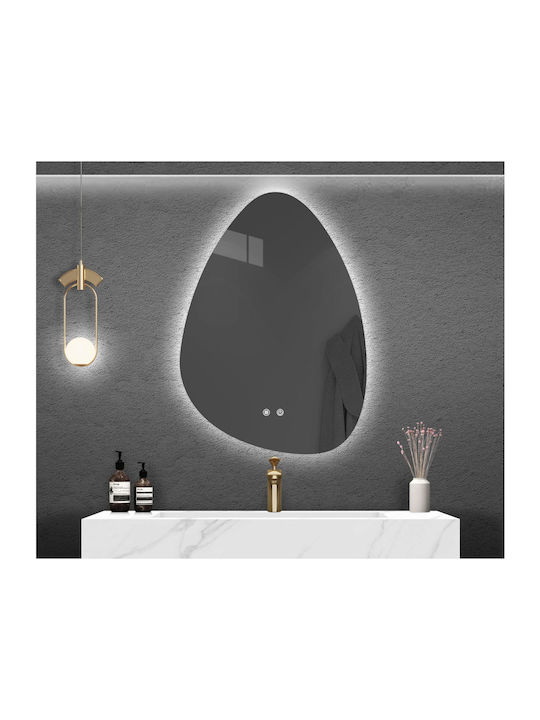 Martin Oglindă de Baie Lumini LED 60x80cm Gri