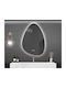 Martin Oglindă de Baie Lumini LED 60x80cm Gri