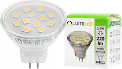 Lumax LED 2.5W Φυσικό Λευκό