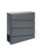 Deuba Cutie Poștală pentru Exterior Inox în Culoarea Gri 37x11x36.5cm
