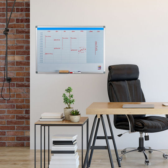 Relaxdays Magnetisch Trockenlöschtafel Hängend 60x90cm