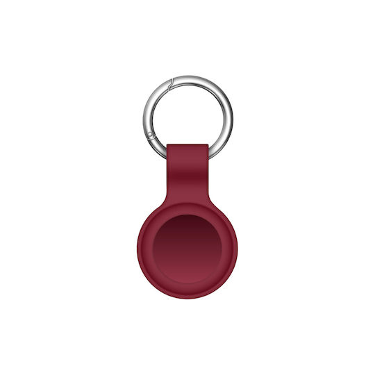 Hyperloq NeoPro Case Keychain Cazul Keychain Silicon pentru AirTag Bordeaux