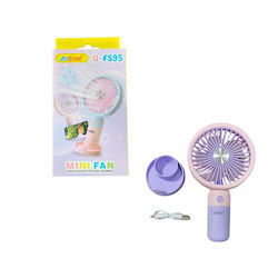 Andowl Ventilator De Mână Roz Q-FS95 Andowl Ventilator De Mână Roz Q-FS95