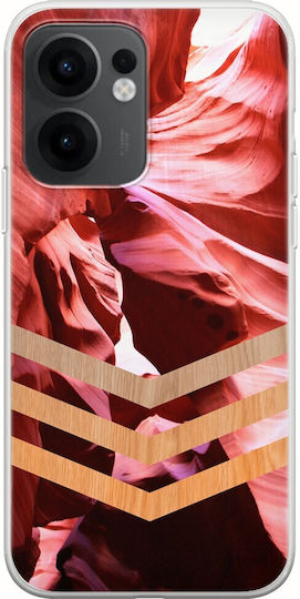 Red Passion Oppo Reno 13 F 5G Flexible TPU Transparent Silicone